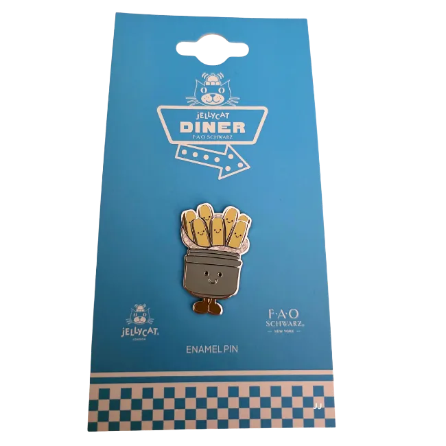 Amuseables Rustic Fries Pin Badge