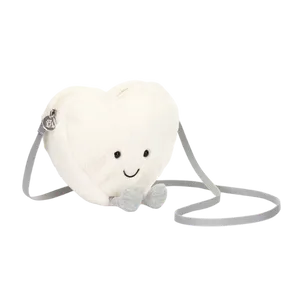 Amuseables Cream Heart Bag