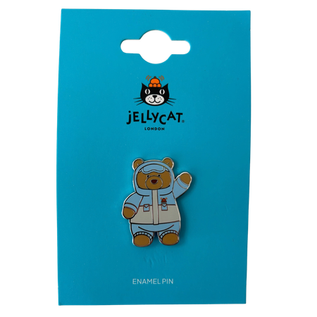 Bartholomew Bear Snow Suit Pin Badge