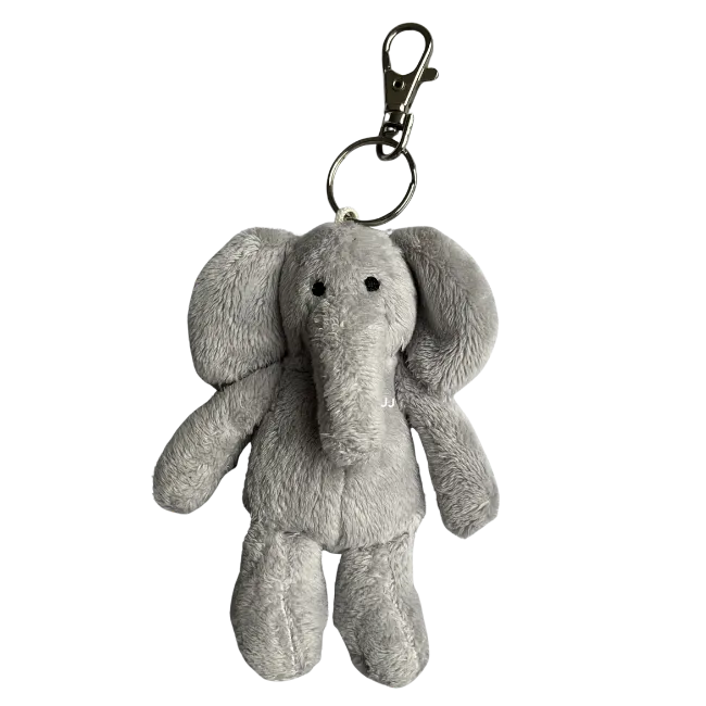 Bashful Elephant Keyring