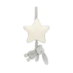 Bashful Bunny Musical Pull - Silver