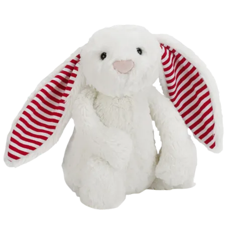 4✳B  Dot Bunny CandyStripeBunny Bashful Candy Stripe Bunny - Small Jellycat | Jelly Journal