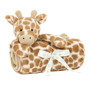 Bashful Giraffe Blankie