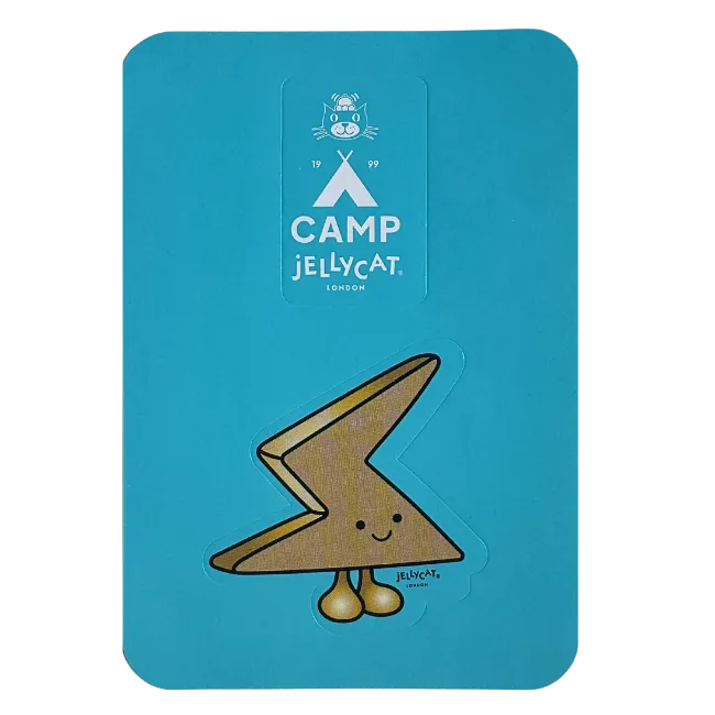 Camp Jellycat Zapperty Sticker