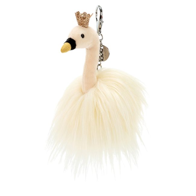 Fancy Swan Bag Charm