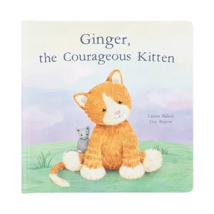 Ginger, the Courageous Kitten Book and Fuddlewuddle Ginger Cat