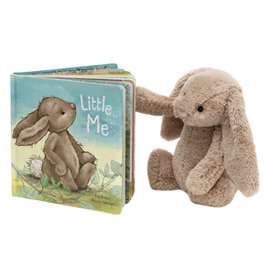 Little Me Book and Bashful Beige Bunny Medium