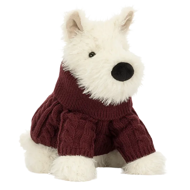 Munro Scottie Dog 'Winter Jumper'