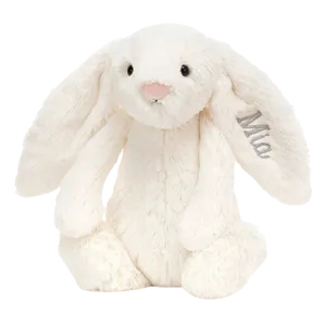 Personalised Bashful Cream Bunny Huge