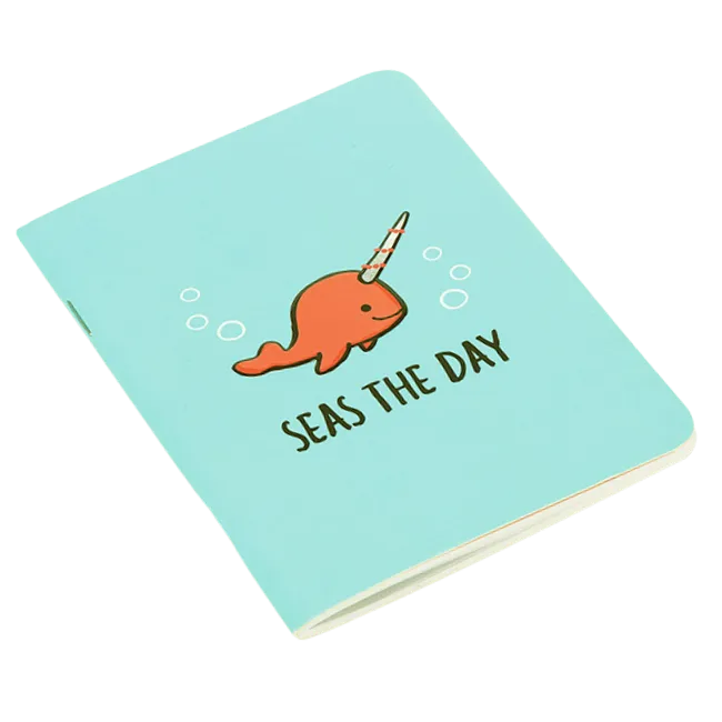 Seas the Day Aqua Notebook
