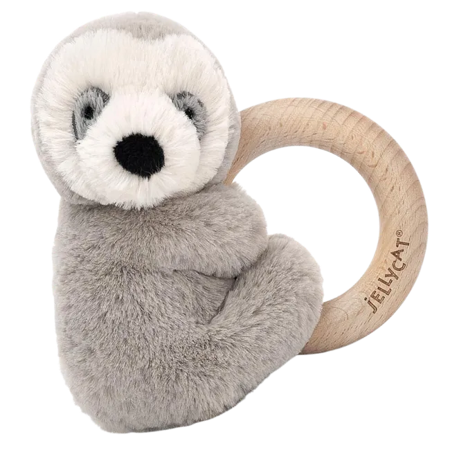 Shooshu Sloth Wooden Teething Ring
