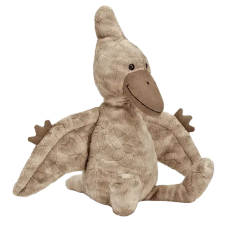 thumbnail interactive-video image 1 of Jellycat Snow Dragon Plush Toy - Mythical Series, 50cm Long, White 1 of 1