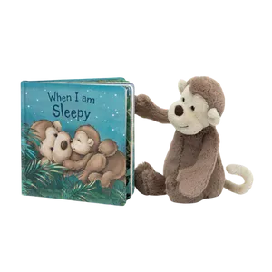 When I Am Sleepy Book and Bashful Monkey Medium