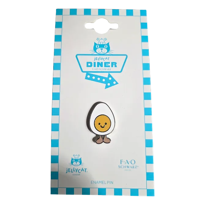 Amuseables Happy Boiled Egg Pin Badge